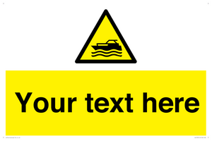 Custom Warning motorised watercraft